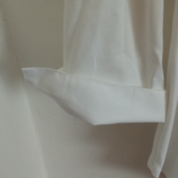 Zac & Rachel Pleated Placket Princess Seamed COTTON blend blouse - Picture 5 of 5